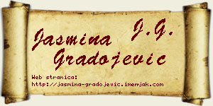 Jasmina Gradojević vizit kartica
